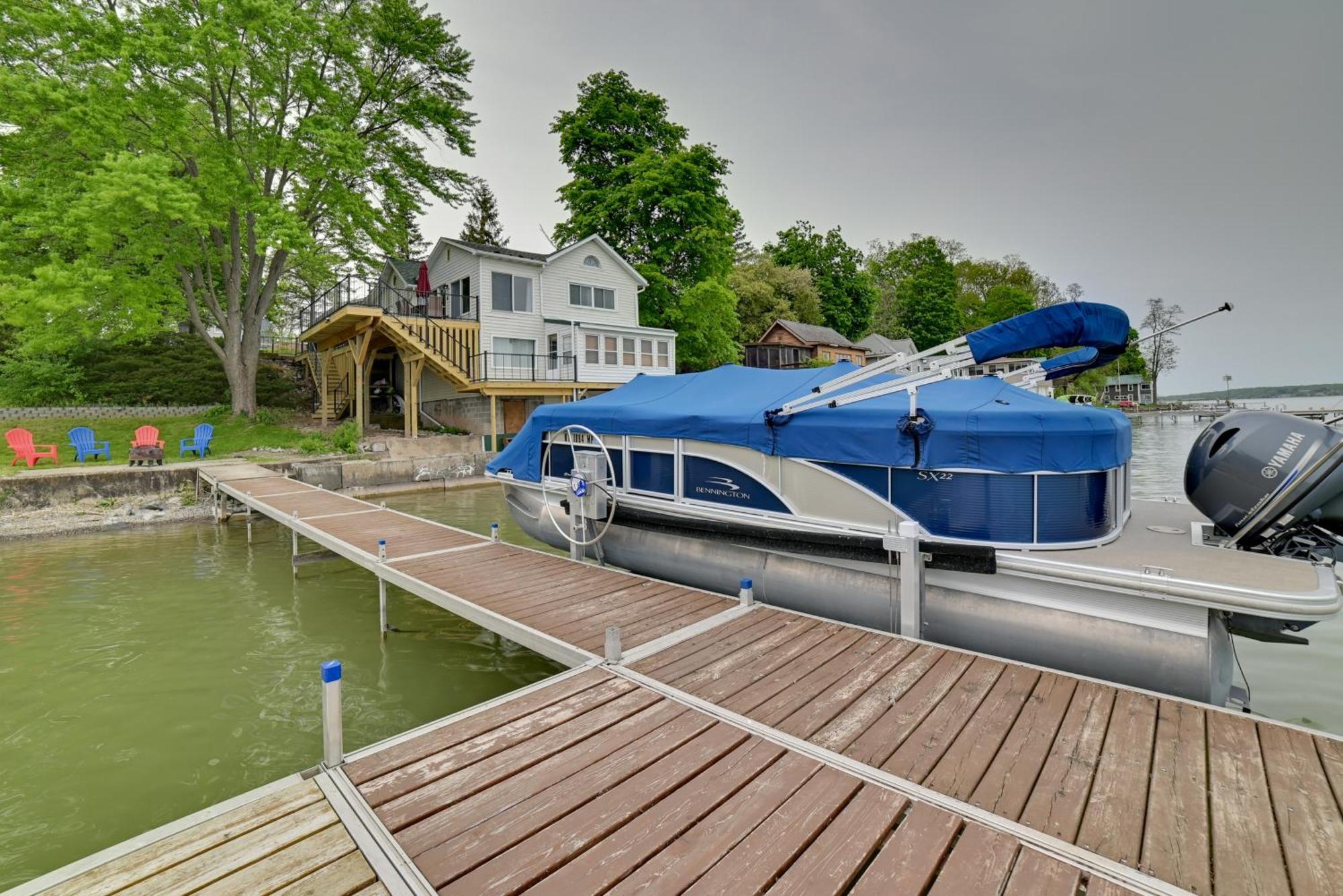Cayuga Lake Retreat In Seneca Falls With Dock! Dış mekan fotoğraf
