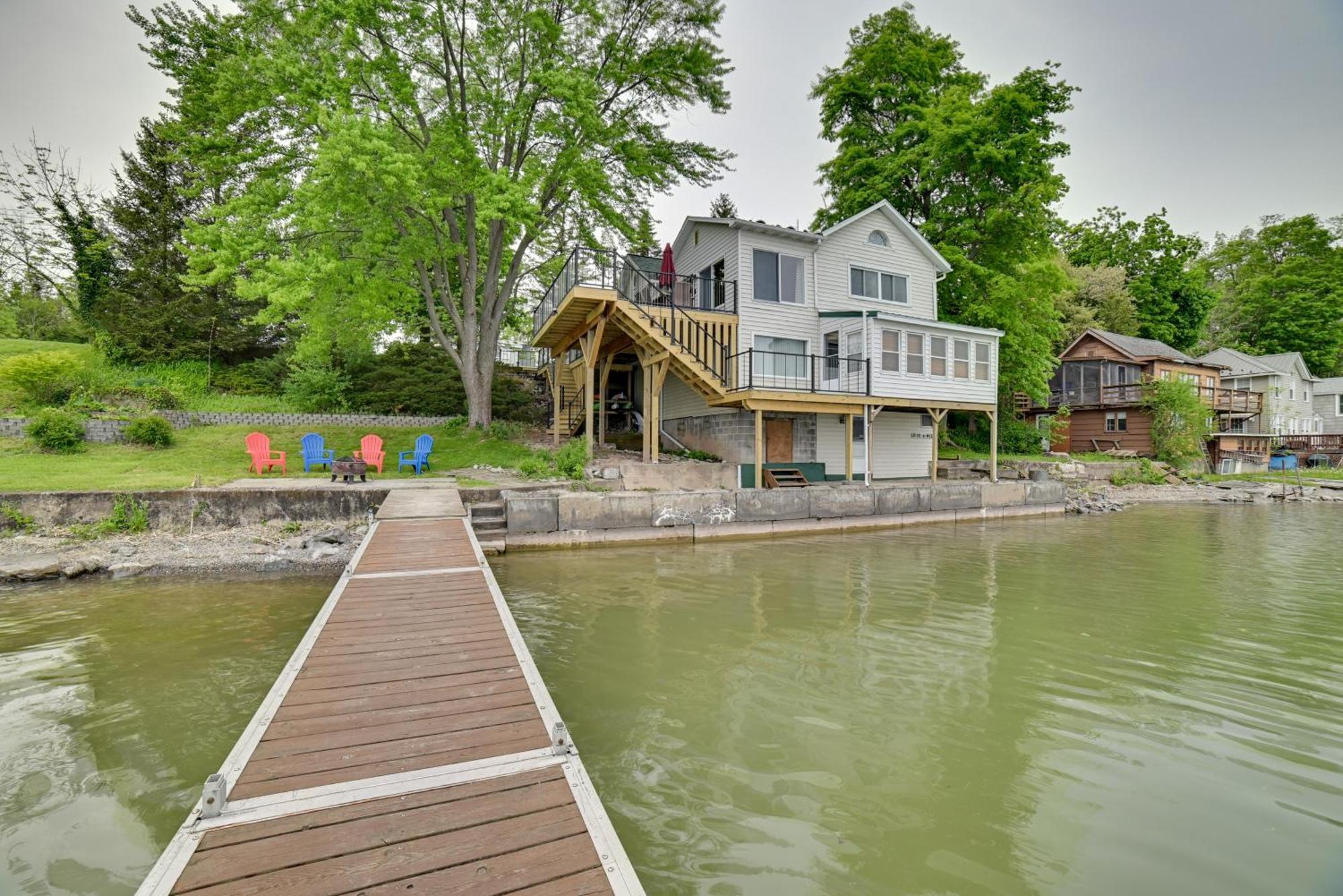 Cayuga Lake Retreat In Seneca Falls With Dock! Dış mekan fotoğraf